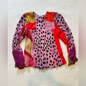 Anthropologie Peasant Blouse, Size Small